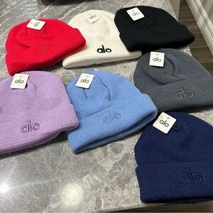ALO Yoga Women's Beanie - Red, Black, Gray, Purple, Blue, Navy